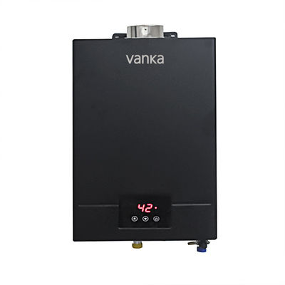 Máy sưởi nước khí kỹ thuật số 12L với điều khiển nhiệt điều khiển kỹ thuật số và thiết kế gắn tường