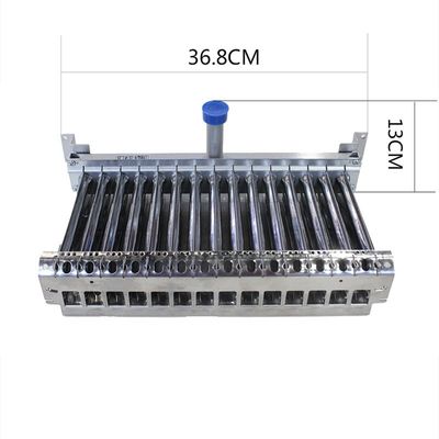 Ứng dụng máy sưởi nước tùy chỉnh Thép không gỉ Fire Row Gas Burners Đồng Manifold