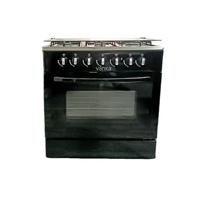 Multifunctional 4-burner lò khí với convection và tích hợp tempered kính nhà bếp giá đỡ cho nhà và RV sử dụng
