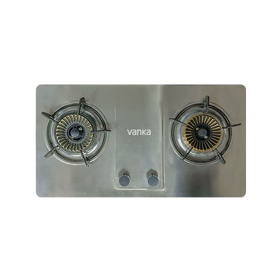 Xây dựng trong 2 lò đốt bếp khí với bề mặt kính nóng bốc lò hiệu quả cao