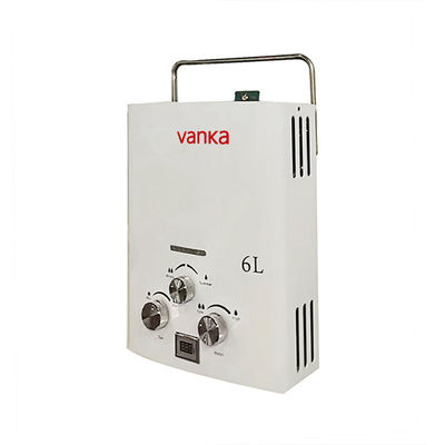 Máy sưởi nước Propane không thùng 6L Dùng nước nóng theo yêu cầu Giải pháp nước nóng cho cắm trại ngoài trời