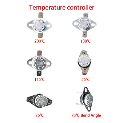 KSD301 Bimetal Thermostat 250V 10A Chuyển nhiệt đa nhiệt độ