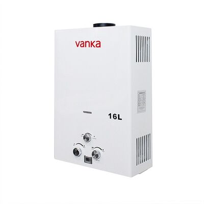 Máy nước nóng tức thời LPG 16L điều khiển núm sử dụng trong gia đình cho nhà ở, khách sạn, căn hộ và ứng dụng thương mại