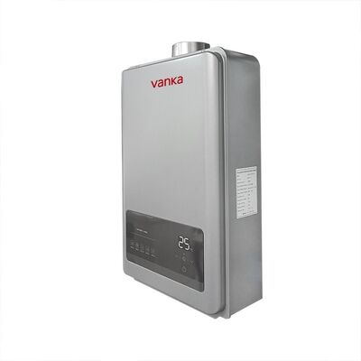 12L máy sưởi nước không thùng ống khói kép Thermostatic Xám