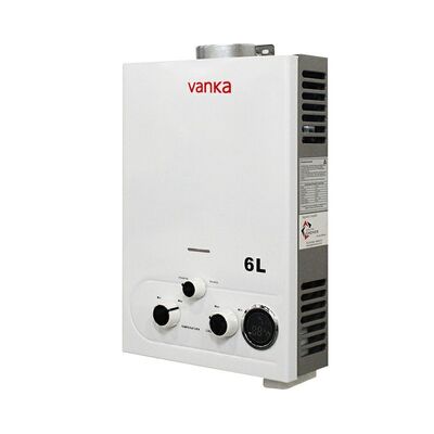Máy sưởi nước khí không thùng 6L loại khói với nước nóng tức thời