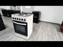 4 lò nướng khí đốt với lò nướng quy tụ và thùng kính đậm nhiệt cho sử dụng tại nhà